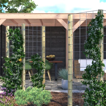 Gaas startpakket tuinhek grenen 180x75cm Gaas Startpakket Tuinhek Grenen 180x75cm -Buiten Tuin 123 2322