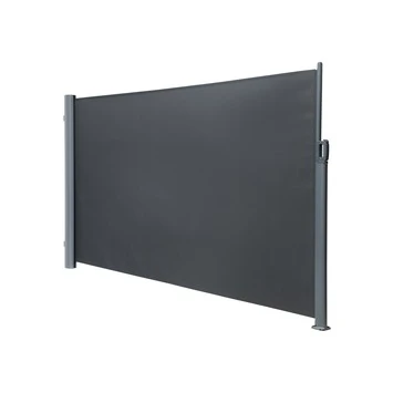 Windscherm oprolbaar antraciet uitgerold 300x160 cm Windscherm Oprolbaar Antraciet Uitgerold 300x160 Cm -Buiten Tuin 123 2337