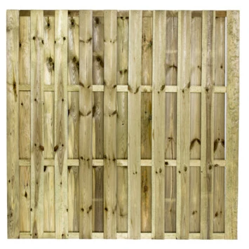 Schutting Wales Grenen Recht ca. 180x180 cm Schutting Wales Grenen Recht Ca. 180x180 Cm -Buiten Tuin 123 2340