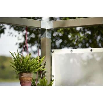 Cubic windscherm 150 x 180 cm wit Cubic Windscherm 150 X 180 Cm Wit -Buiten Tuin 123 2370