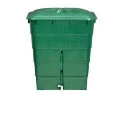 Garantia Regenton Rechthoekig Groen 300 Liter Met Kraantje En Vulautomaat