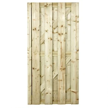 Poort Exclusive Vuren Recht ca. 180x90 cm Poort Exclusive Vuren Recht Ca. 180x90 Cm -Buiten Tuin 123 2404