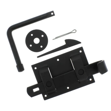 HANDSON Boerenklinkstel poortslot Zwart HANDSON Boerenklinkstel Poortslot Zwart -Buiten Tuin 123 2408