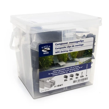 HKC Kunststof clips - 110 stuks HKC Kunststof Clips - 110 Stuks -Buiten Tuin 123 2420