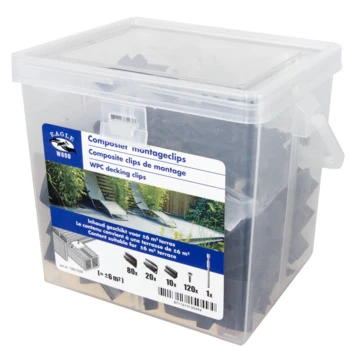 HKC Kunststof clips - 110 stuks HKC Kunststof Clips - 110 Stuks -Buiten Tuin 123 2422