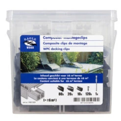 HKC Kunststof Clips - 110 Stuks 5 HKC Kunststof Clips - 110 Stuks -Buiten Tuin 123 2423