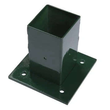 Voet voor vierkante paal groen 60/60 mm Voet Voor Vierkante Paal Groen 60/60 Mm -Buiten Tuin 123 2437