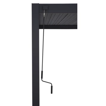 Pergola Deluxe Zwart 3,6x3,6m Pergola Deluxe Zwart 3,6x3,6m -Buiten Tuin 123 248