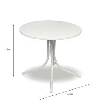 Kindertafel Marijn Grijs Aluminium Ø50x48 cm Kindertafel Marijn Grijs Aluminium Ø50x48 Cm -Buiten Tuin 123 2483