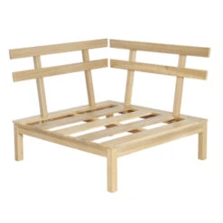 Palletbank Hoekdeel 5 Palletbank Hoekdeel -Buiten Tuin 123 2565