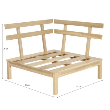 Palletbank Hoekdeel Palletbank Hoekdeel -Buiten Tuin 123 2567