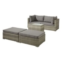 Loungeset Santiago Antraciet -Buiten Tuin 123 2576