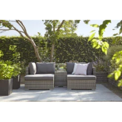 Loungeset Santiago Antraciet -Buiten Tuin 123 2578