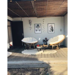 Loungefauteuil Papasan 5 Loungefauteuil Papasan -Buiten Tuin 123 2623