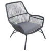 Loungestoel Lissabon Antraciet -Buiten Tuin 123 2625