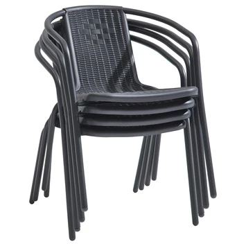 Stapelstoel Bari antraciet Stapelstoel Bari Antraciet -Buiten Tuin 123 2630