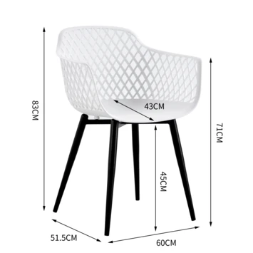 Stoel Savona Wit Stoel Savona Wit -Buiten Tuin 123 2634