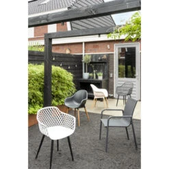 Stoel Savona Wit 4 Stoel Savona Wit -Buiten Tuin 123 2635