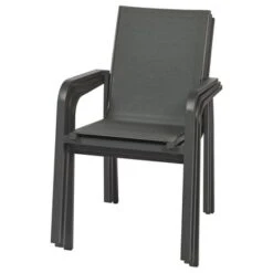 Stapelstoel Valencia Antraciet -Buiten Tuin 123 2649