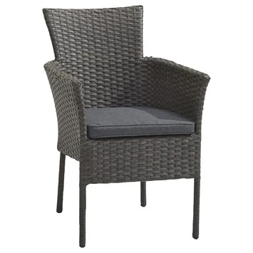 Stapelstoel Malaga Antraciet Wicker Stapelstoel Malaga Antraciet Wicker -Buiten Tuin 123 2676