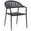 Stoel Lavandou Zwart -Buiten Tuin 123 2697