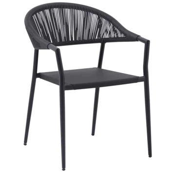 Stoel Lavandou Zwart Stoel Lavandou Zwart -Buiten Tuin 123 2697