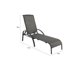 Ligbed Toledo Antraciet 4 Ligbed Toledo Antraciet -Buiten Tuin 123 2705