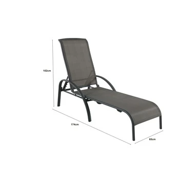 Ligbed Toledo Antraciet Ligbed Toledo Antraciet -Buiten Tuin 123 2705