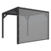 Pergola Silvano Zwart Inclusief Zijdoek -Buiten Tuin 123 273