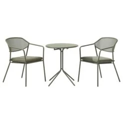 Bijzettafel Bari Groen Staal -Buiten Tuin 123 2731