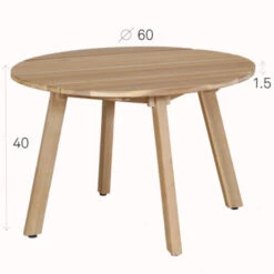 GAMMA Bijzettafel Jura 60x60 Cm -Buiten Tuin 123 2749