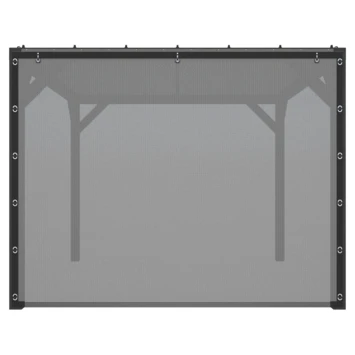 Pergola Silvano zwart inclusief zijdoek Pergola Silvano Zwart Inclusief Zijdoek -Buiten Tuin 123 276