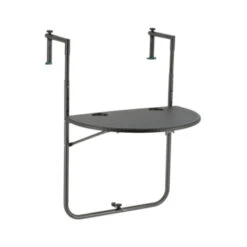 Balkontafel Halfrond Antraciet