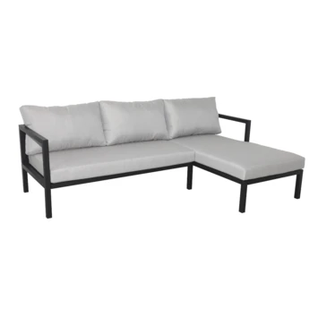 Loungeset Evora Chaise Longue Antraciet Loungeset Evora Chaise Longue Antraciet -Buiten Tuin 123 2864