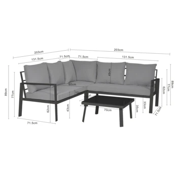 Loungeset Cordoba Loungeset Cordoba -Buiten Tuin 123 2875