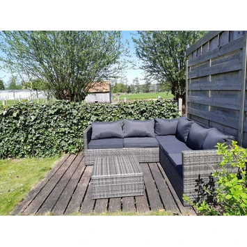 Loungeset Torino Antraciet Loungeset Torino Antraciet -Buiten Tuin 123 2888