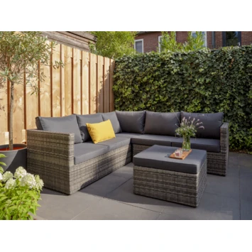 Loungeset Torino Antraciet Loungeset Torino Antraciet -Buiten Tuin 123 2889