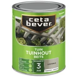 CetaBever Tuinhoutbeits Transparant Lichtgrijs Zijdeglans 750 Ml 3 CetaBever Tuinhoutbeits Transparant Lichtgrijs Zijdeglans 750 Ml -Buiten Tuin 123 3059
