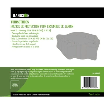 Tuinsethoes 245x205x95 cm Tuinsethoes 245x205x95 Cm -Buiten Tuin 123 3061