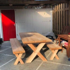 Tuinset Douglas Hout 79x245x95 Cm 3 Tuinset Douglas Hout 79x245x95 Cm -Buiten Tuin 123 3123