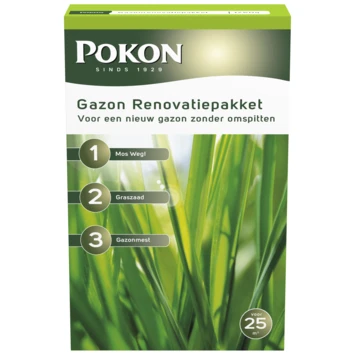 Pokon Renovatiepakket 3-in-1 Gazonherstel 1,75 kg Pokon Renovatiepakket 3-in-1 Gazonherstel 1,75 Kg -Buiten Tuin 123 347
