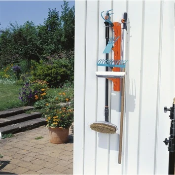 Gardena gereedschaphouder kunststof/metaal 59,5x6,5x5,5 cm Gardena Gereedschaphouder Kunststof/metaal 59,5x6,5x5,5 Cm -Buiten Tuin 123 3589