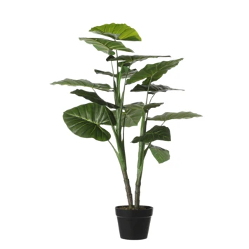 Taro Kunstplant - H100 x Ø70 cm - Groen Taro Kunstplant - H100 X Ø70 Cm - Groen -Buiten Tuin 123 364