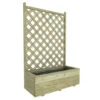 Bloembak Met Dubbele Trellis 90x40 Cm 1 Bloembak Met Dubbele Trellis 90x40 Cm -Buiten Tuin 123 366