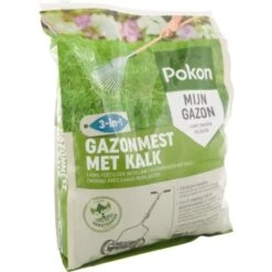 Pokon Gazonmest Met Kalk 3-in-1 5kg 4 Pokon Gazonmest Met Kalk 3-in-1 5kg -Buiten Tuin 123 393