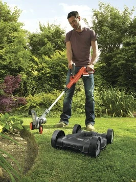 BLACK+DECKER 18V 3-in-1 strimmer LI-ION 20 cm incl. 2,0Ah accu + lader Black & Decker BLACK+DECKER 18V 3-in-1 Strimmer LI-ION 20 Cm Incl. 2,0Ah Accu + Lader -Buiten Tuin 123 4025