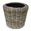 Mand Drypot Naturel Rotan Ø42x44 Cm -Buiten Tuin 123 406