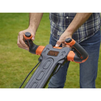 BLACK+DECKER elektrische grasmaaier BEMW471ES-QS 38cm 1600W Black & Decker BLACK+DECKER Elektrische Grasmaaier BEMW471ES-QS 38cm 1600W -Buiten Tuin 123 4312