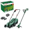 Bosch 18V Grasmaaier EasyMower + Trimmer EasyGrassCut (incl. 4.0Ah Accu + Lader) 2 Bosch 18V Grasmaaier EasyMower + Trimmer EasyGrassCut (incl. 4.0Ah Accu + Lader) -Buiten Tuin 123 4366