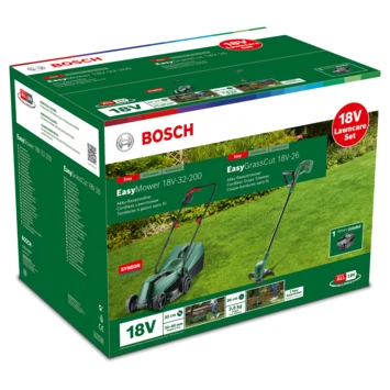 Bosch 18V grasmaaier EasyMower + trimmer EasyGrassCut (incl. 4.0Ah accu + lader) Bosch 18V Grasmaaier EasyMower + Trimmer EasyGrassCut (incl. 4.0Ah Accu + Lader) -Buiten Tuin 123 4368